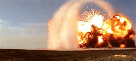 100 tons of TNT, one really cool explosion shock wave