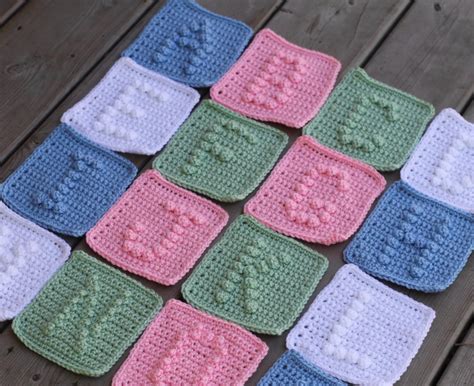 UPPER CASE Alphabet Letters A-Z Crochet Pattern With Bonus Heart Symbol ...