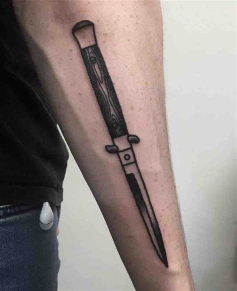 Pin on The Best Knife Tattoos