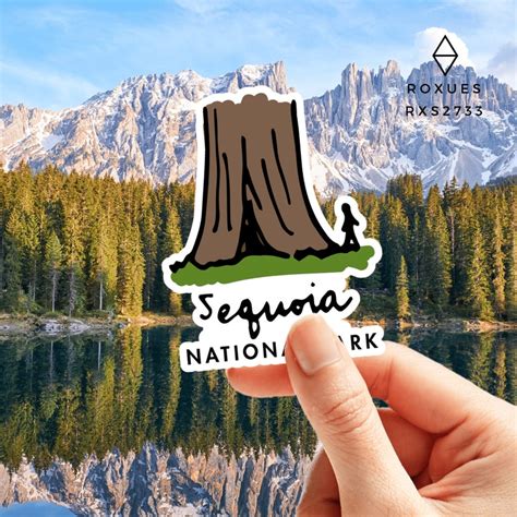 Sequoia National Park VINYL STICKER Stickers for Laptop | Etsy