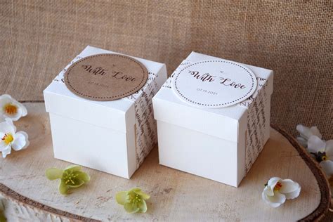 Best 21 Personalized Wedding Favor Boxes - Home, Family, Style and Art Ideas