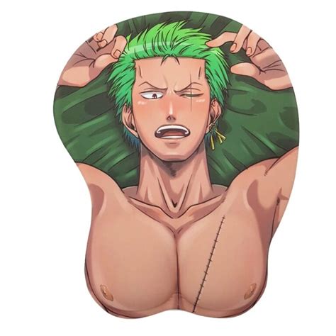 ONE PIECE Zoro Red vs Blue RGB Mouse Pad | Free Shipping