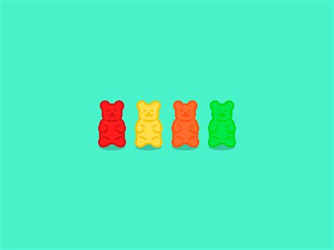 Gummy Bear | Bear logo design, Gummy bears, Bear wallpaper