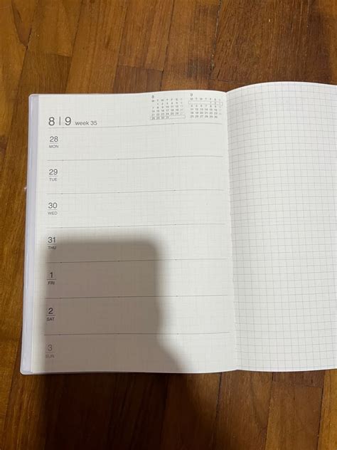 Muji A5 Weekly Planner 2023, Hobbies & Toys, Stationery & Craft, Stationery & School Supplies on ...