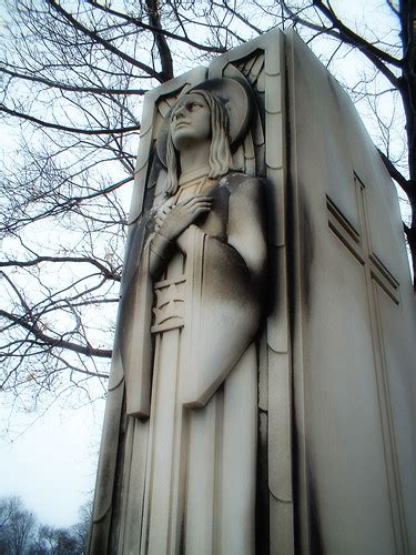 All Saints Cemetery, Des Plaines, IL | This unique stone had… | Flickr