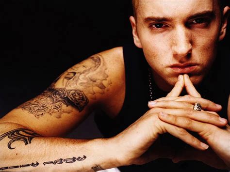 EMINEM TATTOOS PICTURES IMAGES PICS PHOTOS OF HIS TATTOOS