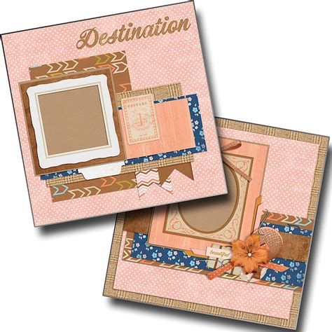 Amazon.com: Destination - Travel - Premade Scrapbook Pages - EZ Layout 4724