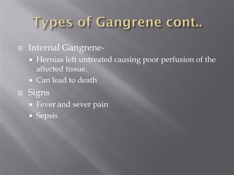 PPT - GaNGRENE PowerPoint Presentation, free download - ID:2349295