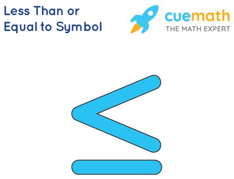 Less than or Equal to - Sign, Symbol, Examples, Number Line