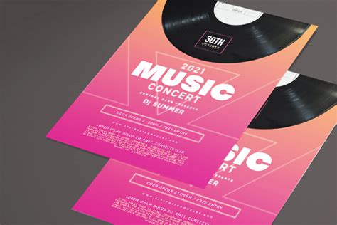 Free Concert Flyer Template in psd – Free PSD Templates