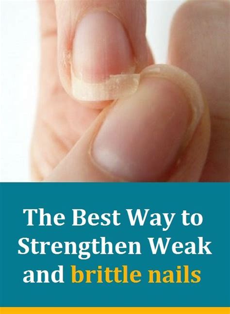 The Best Way to Strengthen Weak and brittle nails (2020) | Brittle ...