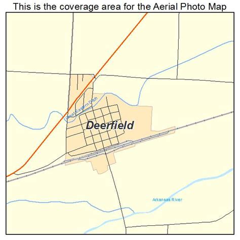 Aerial Photography Map of Deerfield, KS Kansas