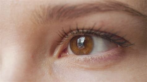 Woman's eye close-up looking around. Stock Footage,#eye#Woman#close# ...