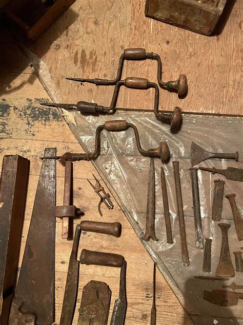 Shipbuilding tools we found in our shed : newfoundland