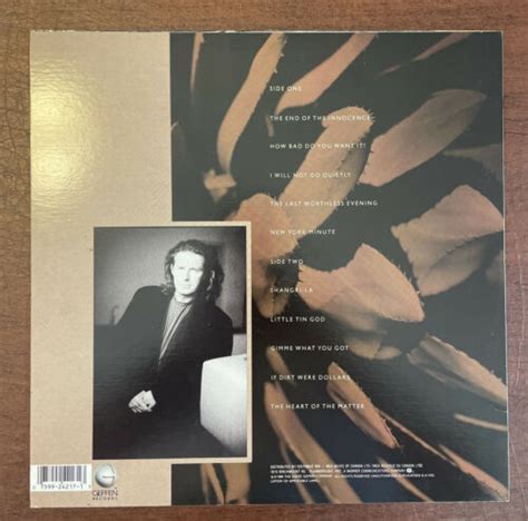 Mavin | DON HENLEY THE END OF THE INNOCENCE VINYL LP RECORD 1989 GEFFEN GHS 24217