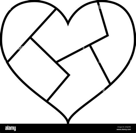 Brittle Heart Outline Icon Vector Stock Vector Image & Art - Alamy