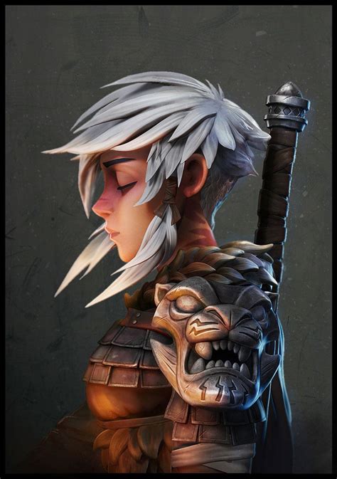 Based on Johannes Helgeson's amazing "Warrior" Sketch...done as a practice in Zbrush..hope you ...