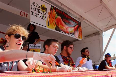 Hot Pepper Eating Contest at Easton Farmers’ Market :: Easton Public Market