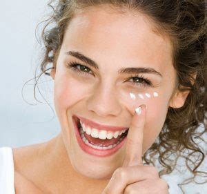 How should you apply eye cream?