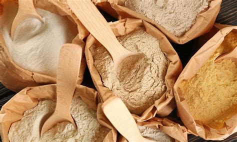 Which flours are necessary for a healthy diet?