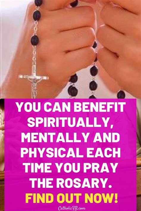 These Are The Spiritual, Mental, & Physical Benefits Of Praying The Rosary Regularly | Praying ...