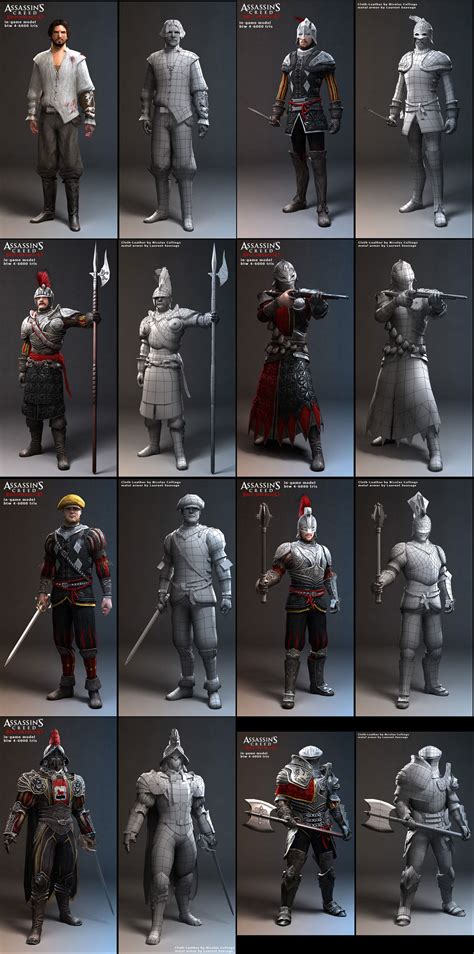 Assassin's Creed Brotherhood Characters - ZBrushCentral