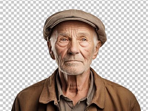 Premium PSD | Psd of a old man