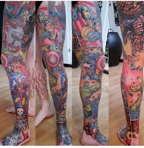 Pin by Liz M Cross on Tattoos | Marvel tattoos, Comic tattoo, Marvel tattoo sleeve