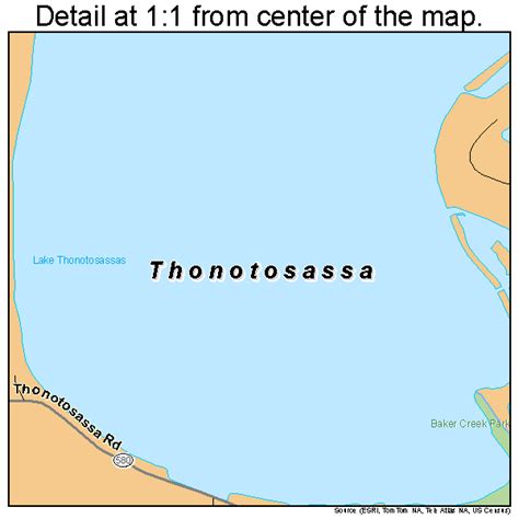 Thonotosassa Florida Street Map 1271725