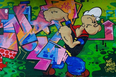 Free photo: Graffiti, Popeye, Wall, Art - Free Image on Pixabay - 771696