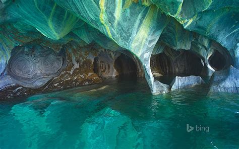 HD wallpaper: Chile, Andes, Patagonia, the marble caves, General Carrera Lake | Wallpaper Flare