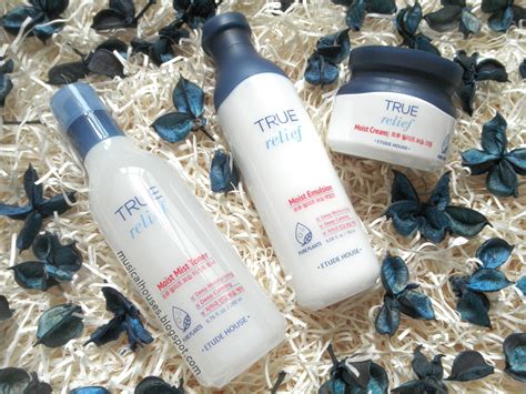 Etude House True Relief Review: Moist Cream, Mist Toner, Emulsion, and Ingredients Analysis - of ...