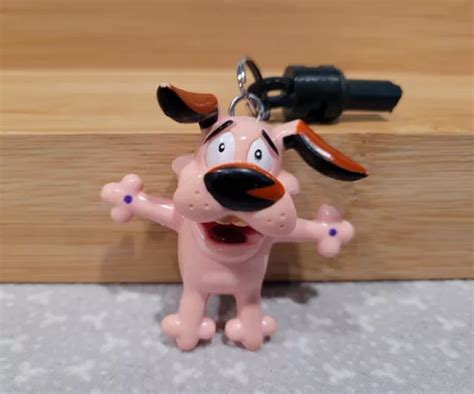 2000S CARTOON NETWORK Courage the Cowardly Dog Coppertone Keychain Figure Clip $139.99 - PicClick
