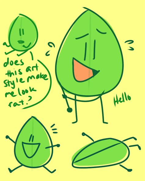*bfdi leafy* by cookiiecats on DeviantArt