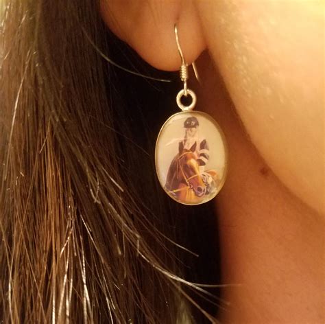 Affirmed and Jockey Steve Cauthen Enamel Earrings Sterling - Etsy | Horse earrings, Horse ...