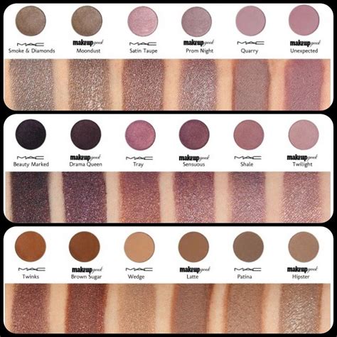 MAC DUPES OF MAKEUP GEEK EYESHADOWS | Makeup geek eyeshadow, Makeup ...