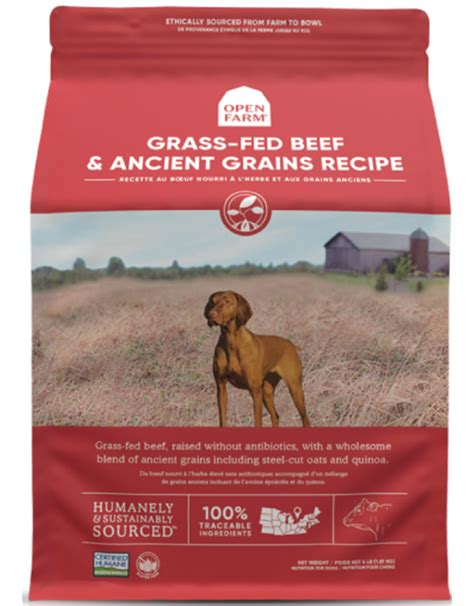 OPEN FARM DOG GRASS-FED BEEF & ANCIENT GRAINS RECIPE - Rosie Bunny Bean Urban Pet Provisions