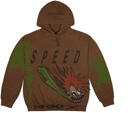 Travis Scott Cactus Jack Speed Hoodie Brown - SS21