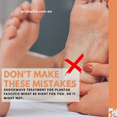 Shockwave Treatment For Plantar Fasciitis | Mistakes To Avoid