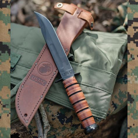 Granbergs - Ka-bar 1217 USMC Fighting Knife Straight Edge KB1217