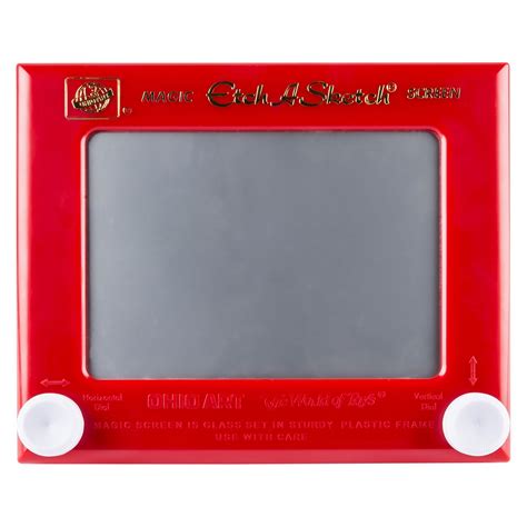 Etch A Sketch - Classic - Red | Etch a sketch, Magic screen, Retro toys