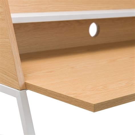 Palmer Oak and White Desk | Furniture | Happy Beds