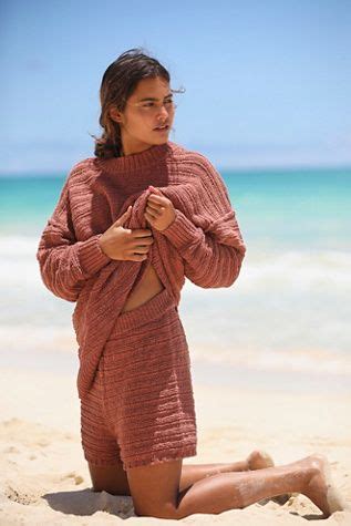 Summer Beach Dresses + Clothes | Free People Boucle Sweater, Ribbed Turtleneck Sweater, Sweater ...