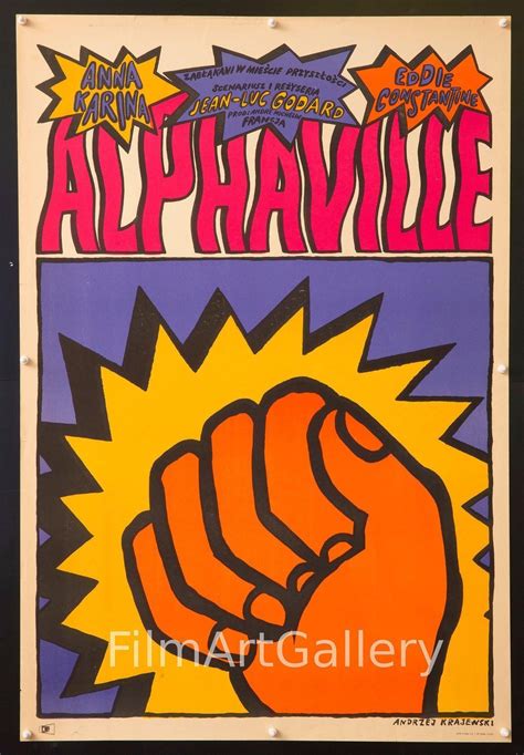 Alphaville Movie Poster 1967 | Vintage posters, Vintage poster design, Movie poster art