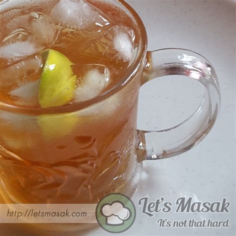 Teh O Ais Limau Recipe | LetsMasak