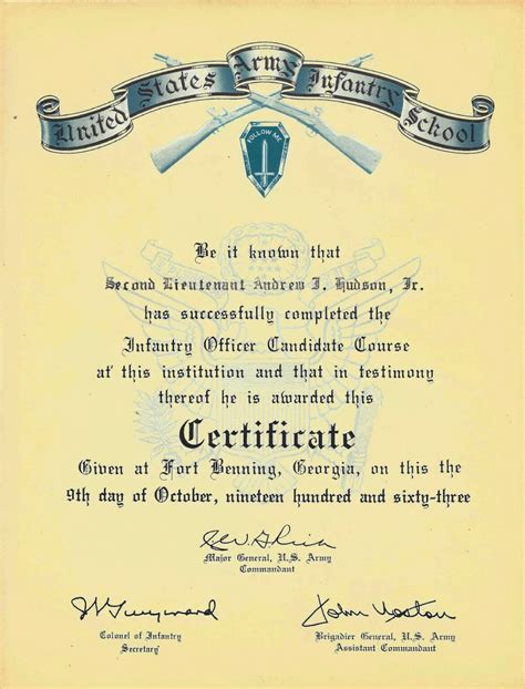 War Stories Of An Armed Savage – Part 13: Awards With Army Good Conduct Medal Certificate ...