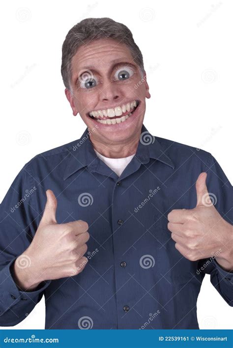 Funny Man With Big Happy Smile On Face Stock Image - Image: 22539161