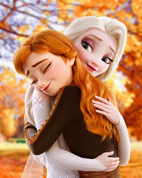 Frozen 2 fall wallpapers with autumn leaves - YouLoveIt.com