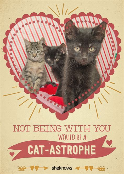 Free Printable Cat Valentine Cards