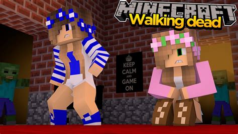 Minecraft THE WALKING DEAD - SAVING LITTLE CARLY & LITTLE KELLY!! - YouTube